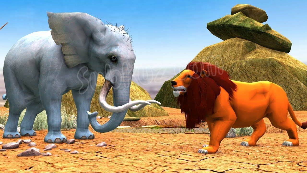 The Elephant and the Lion: A Tale of Envy and Self-Discovery