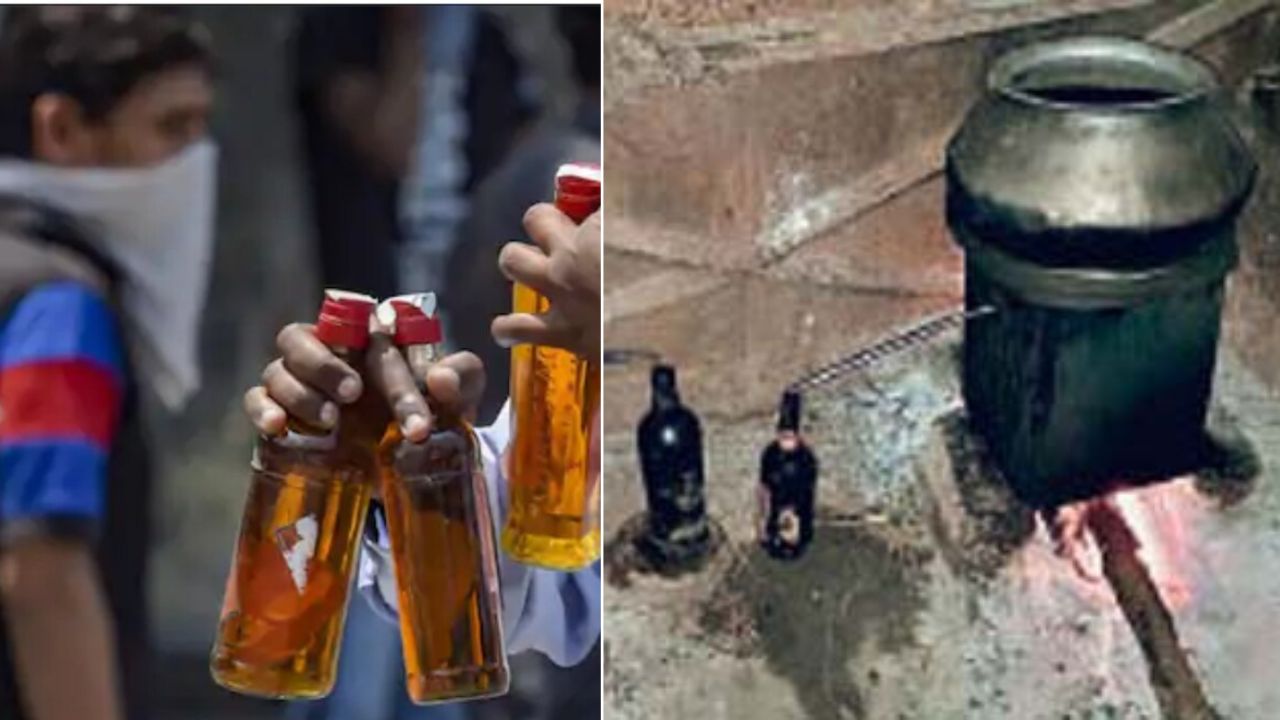 खंडवा के एक गांव में बेचीं जा रही हैं कच्ची शराब, पुलिस नहीं उठा रही कोई कदम