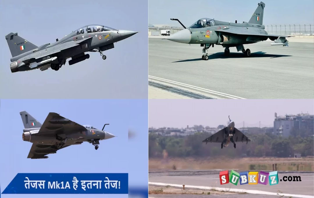 DRDO Launch तेजस Mk1A : हल्के लड़ाकू विमान तेजस Mk1A  ने आसमान में भरी पहली उड़ान, वैज्ञानिको का परीक्षण सफल 