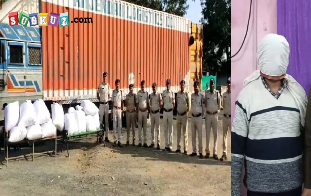 रांची पुलिस की कार्रवाई: तमाड़ में राजस्थान जा रहा 2915 किलो डोडा बरामद, एक व्यक्ति गिरफ्तार, कीमत करोड़ों में 