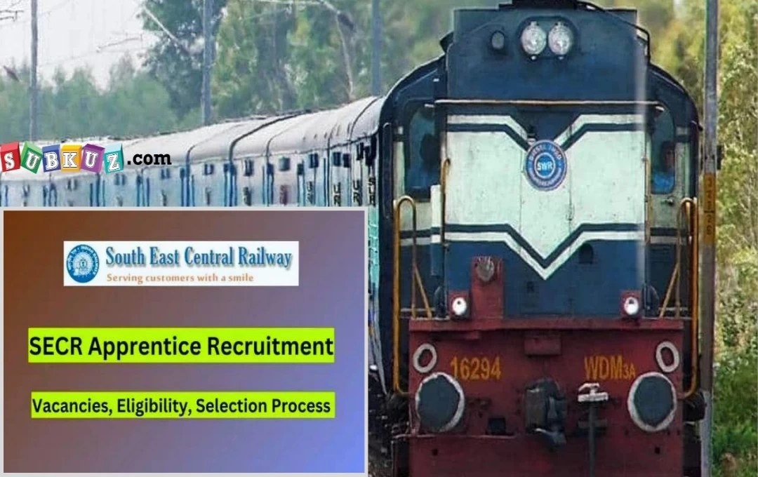 Railway Apprentice 2024: दक्षिण पूर्व मध्य रेलवे में 1113 पदों पर अप्रेंटिस भर्ती का नोटिफिकेशन जारी, 1 मई तक आवेदन प्रक्रिया 