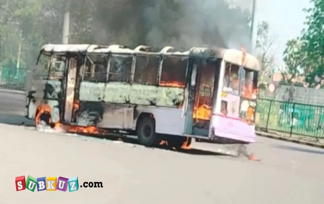 Lucknow Bus Fire Case: लखनऊ में सिटी बस में लगी भीषण आग, चालक बुरी तरह झुलसा, यात्रियों ने कूदकर बचाई जान 