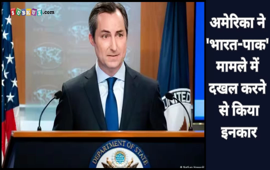 भारत पर पाकिस्तान ने ‘टारगेट किलिंग' का लगाया आरोप, अमेरिका ने 'भारत-पाक' मामले में दखल करने से किया इनकार 
