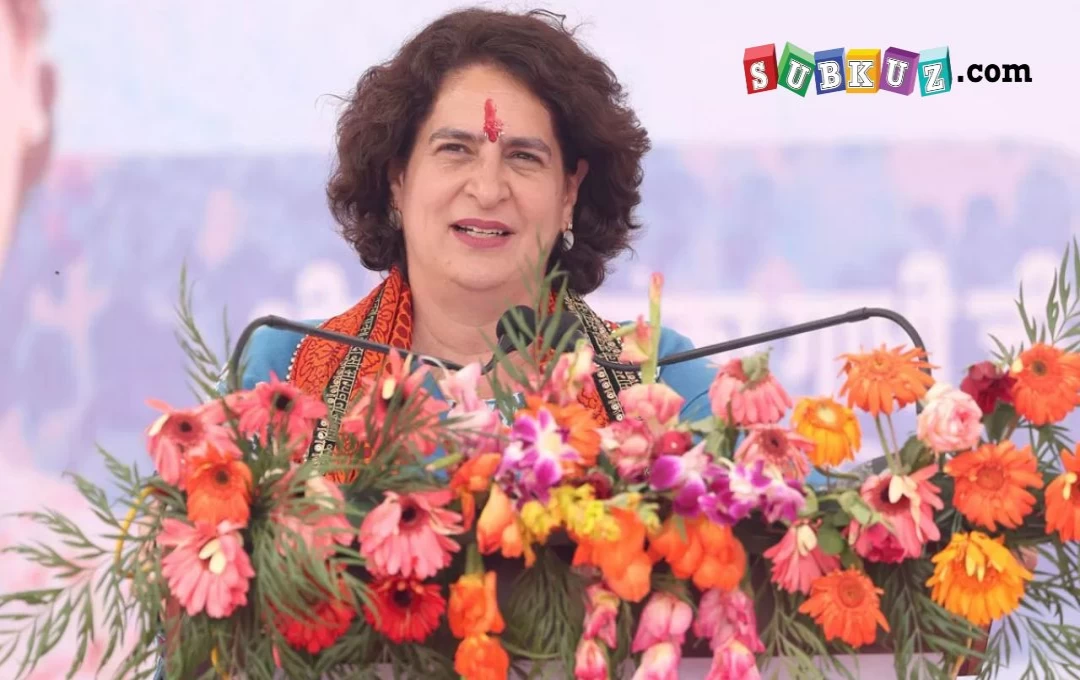 Priyanka Gandhi Rally: 'अगर 75 वर्ष के दौरान कुछ नहीं हुआ तो IIT, IIM और AIIMS?' , प्रियंका गांधी ने किया BJP पर वार 