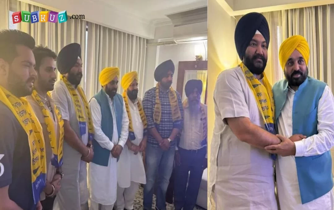 Punjab Politics News: अमृतसर में अकाली दल को लगा झटका, साथियों के साथ AAP में शामिल हुए तलबीर गिल

