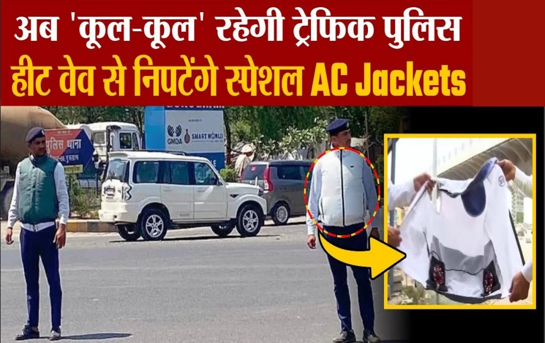 Gurugram traffic Police Using AC Jackets: भीषण गर्मी में भी अब कुल-कूल रहेंगे पुलिस के जवान, बनाई गई AC वाली जैकेट, जानें कैसे करती है काम