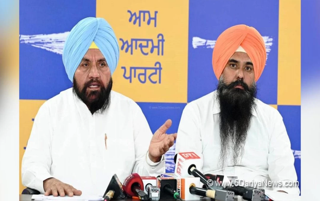 Punjab Politics News: AAP नेता ने भाजपा पर किया हमला, कहां - केंद्र सरकार नहीं चाहती पंजाब का विकास, तीन काले कानून को लागु करने से... 