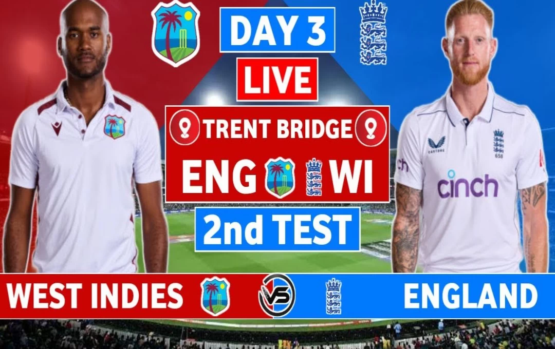 ENG vs WI 2nd Test Match Day 3: जो रूट और हैरी ब्रूक की शतकीय पारी की बदौलत इंग्लैंड ने वेस्टइंडीज पर कसा शिकंजा, तीसरे दिन स्टंप तक 207 रन की बढ़त