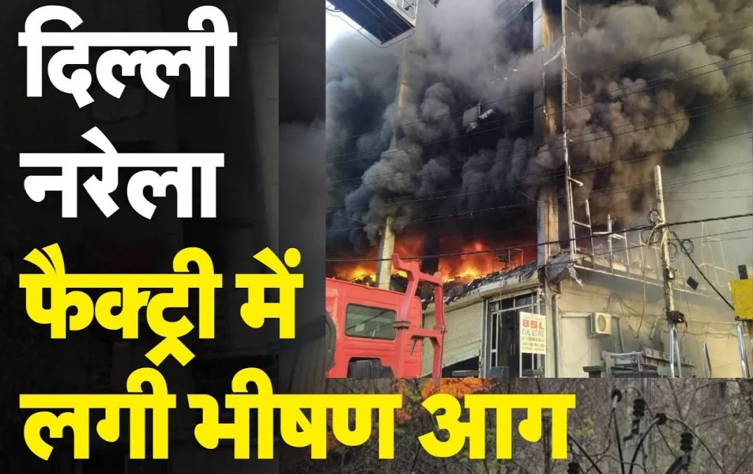 Delhi Fire News: नरेला की एक फैक्ट्री में लगी भयंकर आग, आग बुझाने के लिए पहुंची फायर ब्रिगेड की 25 गाड़ियां, जानिए कितना हुआ नुकसान 