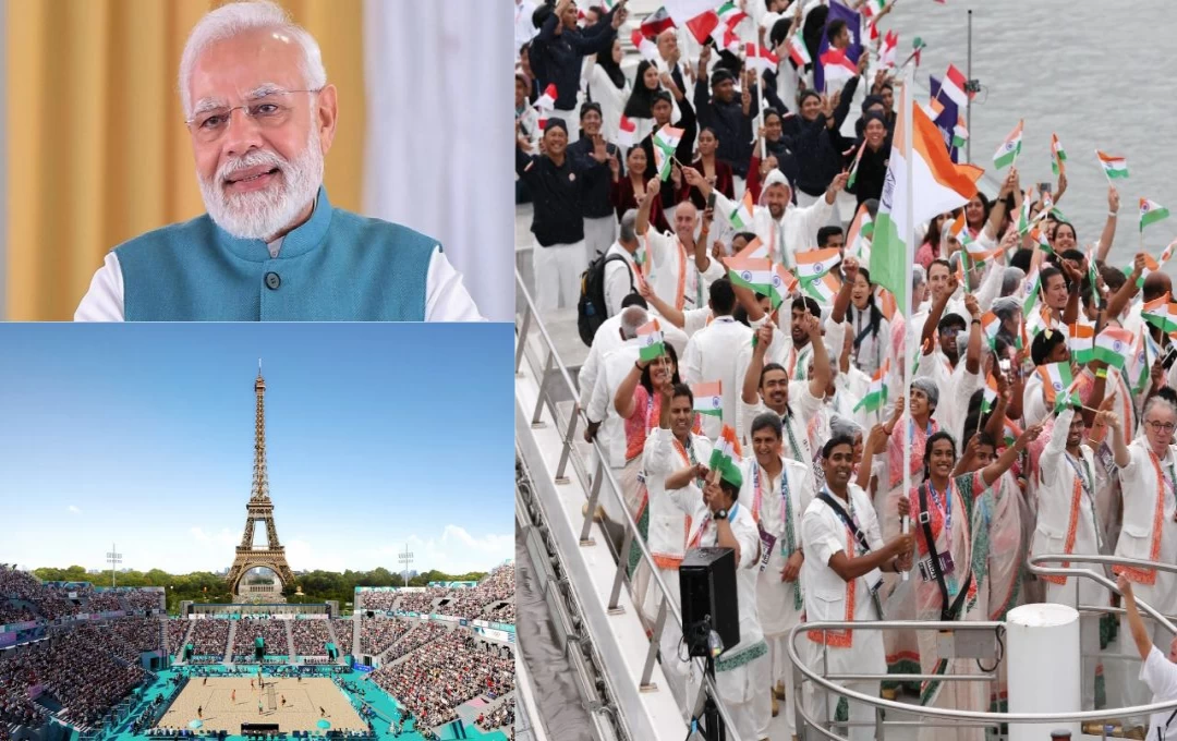 Paris Olympics 2024: पीएम नरेंद्र मोदी ने भारतीय खिलाड़ियों को दी शुभकामनाएं, उत्साह बढ़ाते हुए कहां - 'हर खिलाड़ी देश का गौरव हैं'