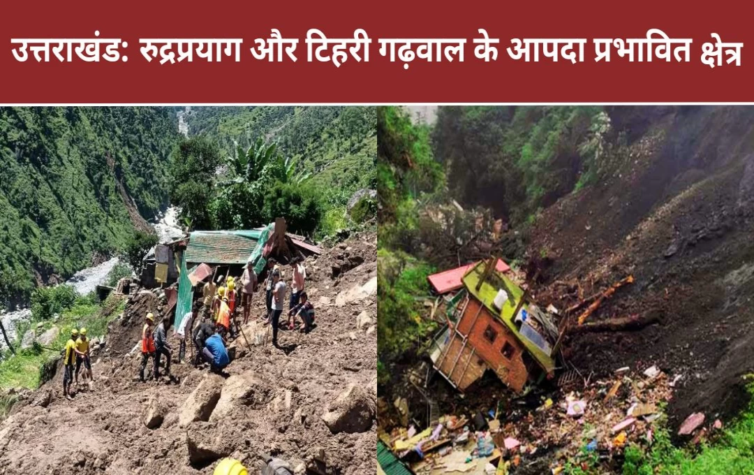 Uttrakhand: रुद्रप्रयाग और टिहरी गढ़वाल में तबाही ने दी दस्तक, आपदा प्रभावित क्षेत्रों का सीएम धामी करेंगे निरीक्षण 