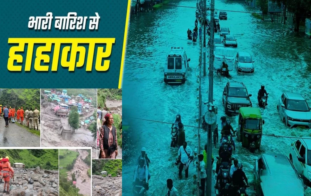 Monsoon in India: केरल और हिमाचल में बारिश ने मचाई तबाही, खतरे के निशान से ऊपर बह रही कावेरी नदी; कई राज्यों में आसमान से बरस रही आफत 