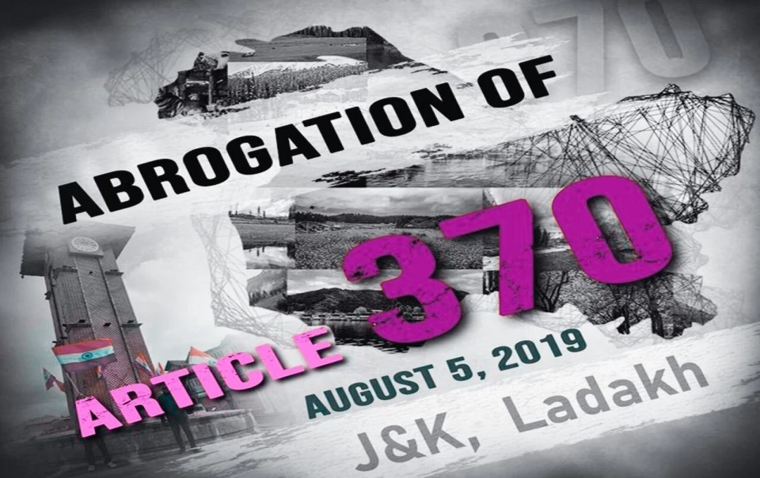 jammu - kashmir: Article 370 की 5th Anniversary! जानें क्या है Article 370, जम्मू से हटाने का क्या था विवाद?  