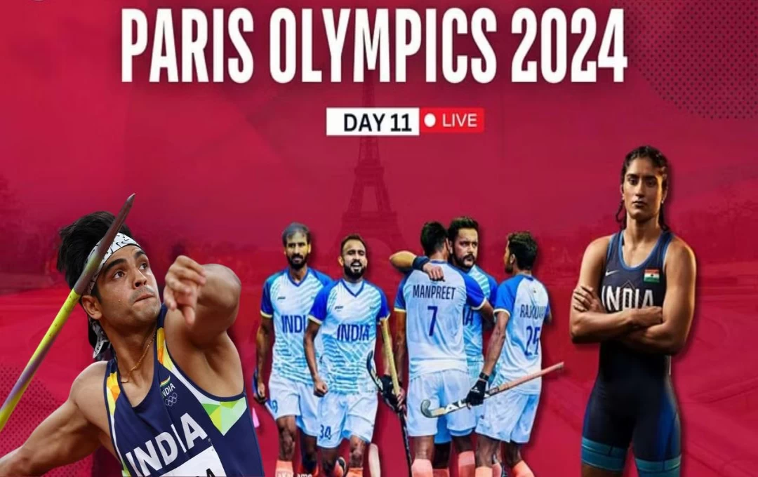 Paris Olympic 2024 Day 11: भारतीय हॉकी टीम के पास फाइनल में पहुंचने का सुनहरा मौका; नीरज चोपड़ा से गोल्ड की उम्मीद, देखिए आज का शेड्यूल 