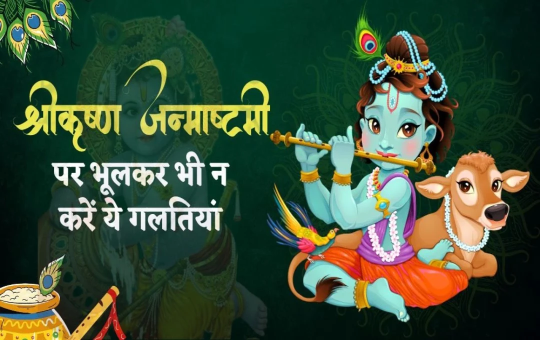 Janmashtami 2024: श्रीकृष्ण जन्माष्टमी पर इन पांच कामों से बनाए दुरी; वरना टूट पड़ेगा दुखों का पहाड़, आपकी पूजा भी हो सकती है निष्फल