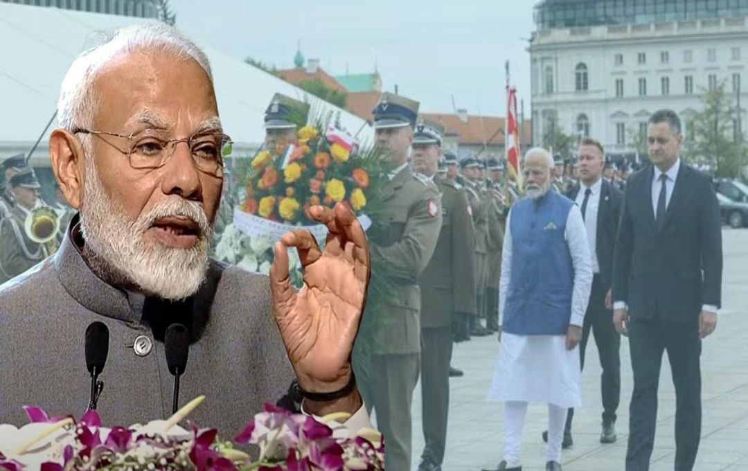 PM Modi IN Ukraine: भारतीय प्रधानमंत्री का Ukrain में किया जोरों शोरों से स्वागत, भारत माता के लगाए नारे  