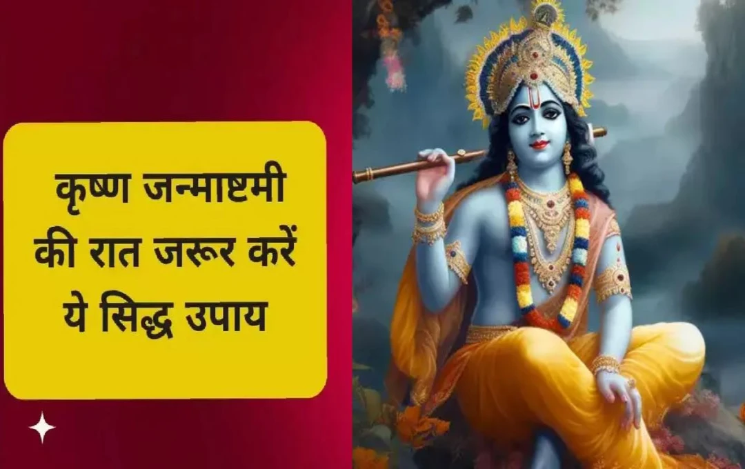 Janmashtami 2024: जन्माष्टमी की रात श्रीकृष्ण का शंख से करे अभिषेक, आर्थिक तंगी से मिलेगा छुटकारा, जानिए इस अवसर पर और क्या-क्या करें?