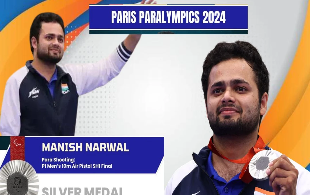 Paris Paralympics 2024: 10 मीटर एयर पिस्टल इवेंट में भारत को दिलाया तीसरा मेडल, जानें कौन हैं स्टार शूटर Manish Narwal? जो बनना चाहते थे फुटबॉलर