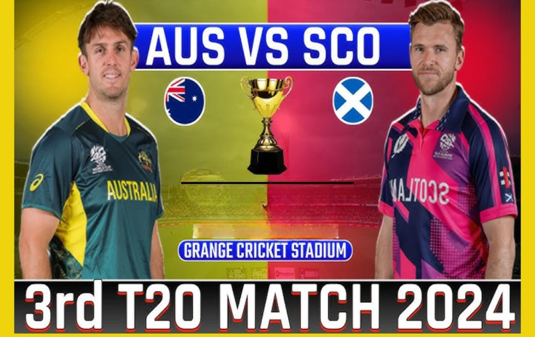 SCO vs AUS T20 Match: ऑस्ट्रेलिया ने स्कॉटलैंड को 6 विकेट से दी मात, कैमरून ग्रीन ने खेली आतिशी पारी, सीरीज में 3-0 से किया क्लीन स्वीप