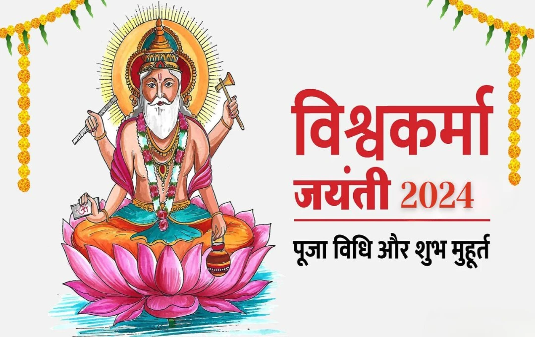 Vishwakarma Puja 2024: आज है विश्वकर्मा जयंती, जानिए पूजा का शुभ मुहूर्त और विश्वकर्मा जी की आरती