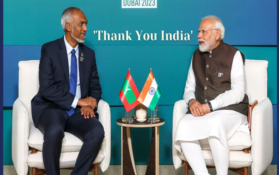 India-Maldives: 'Thank You India'! मालदीव की मुइज्जू सरकार ने की भारत की सराहना, चीन और पाकिस्तान की बढ़ी चिंता