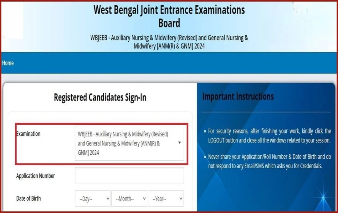 WEST BANGAL Result 2024 OUT: WBJEE ANM GNM एंट्रेंस परीक्षा 2024 का परिणाम घोषित, ऑफिसियल वेबसाइट पर जाके करें चेक 