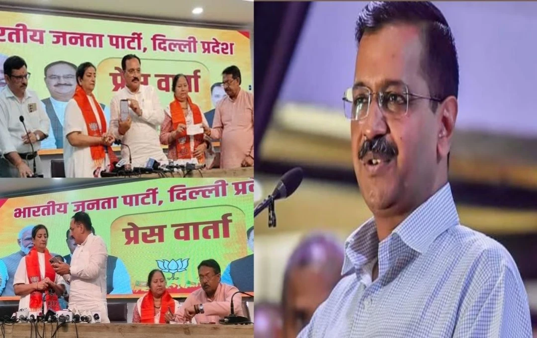 Delhi Politics: दिल्ली में MCD चुनाव से पहले AAP को बड़ा झटका, दो महिला पार्षदों ने थामा BJP का दामन 