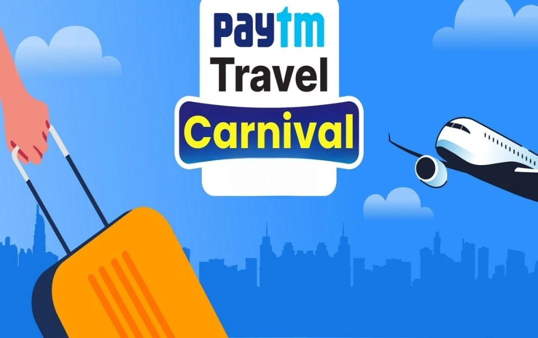 Paytm का Travel Carnival उड़ान के साथ ट्रेन टिकट पर विशेष छूट!