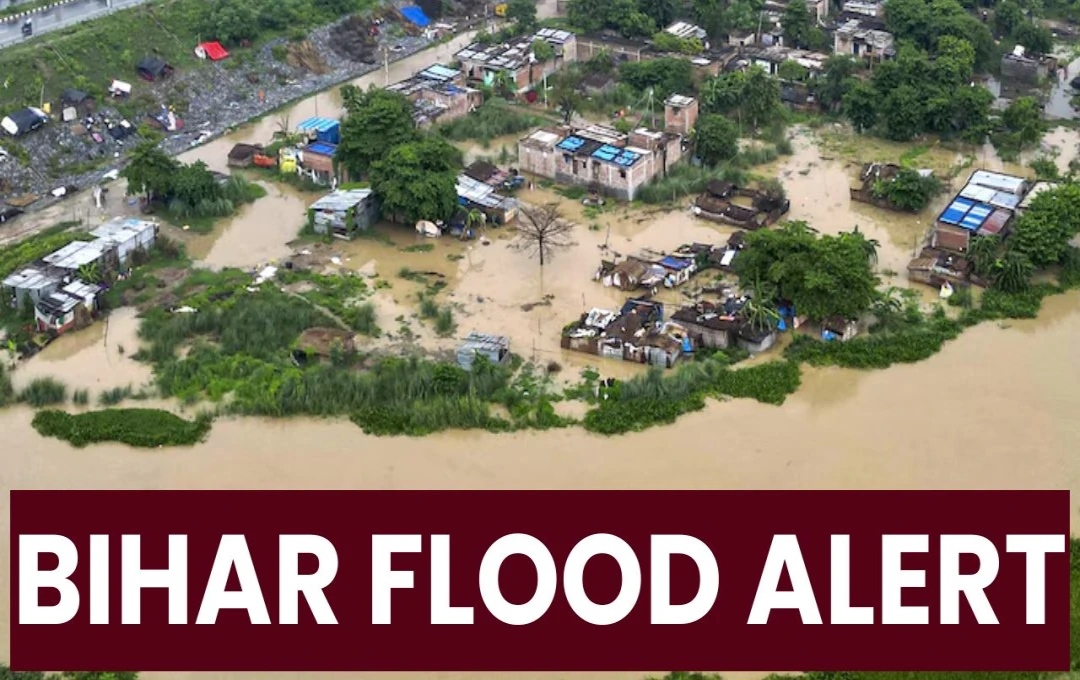 Bihar Flood Alert: बिहार में बाढ़ का कहर, तटबंध टूटने से 5 की मौत, लाखों लोग प्रभावित