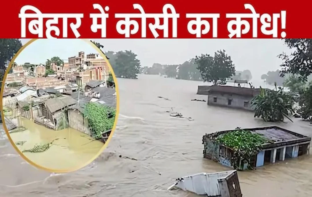 Bihar Floods: दरभंगा में कोसी और कमला का विकराल रूप, अन्य जिलों से भी आई तस्वीरें