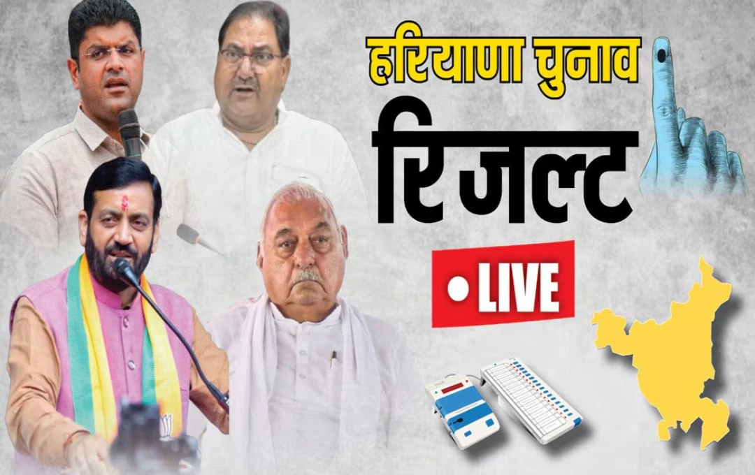 Haryana Vidhan Sabha Chunav Result 2024: सोनीपत की खरखौदा सीट से भाजपा ने मारी बाजी, थानेसर सीट से कांग्रेस उम्मीदवार ने हासिल की जीत 
