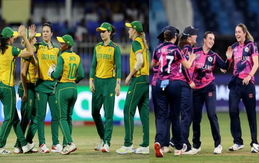 Women T20 World Cup: साउथ अफ्रीका के सामने चुनौती पेश करेगी स्कॉटलैंड महिला टीम, देखें दोनों टीमों का संभावित प्लेइंग इलेवन 