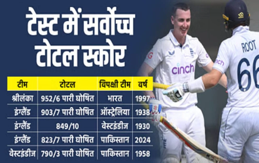 PAK vs ENG 1st Test Day 4: इंग्लैंड ने पहली पारी में बनाया विशाल स्कोर, चौथे दिन के अंत तक दूसरी पारी में पाकिस्तान ने 152 पर गंवाए 6 विकेट 