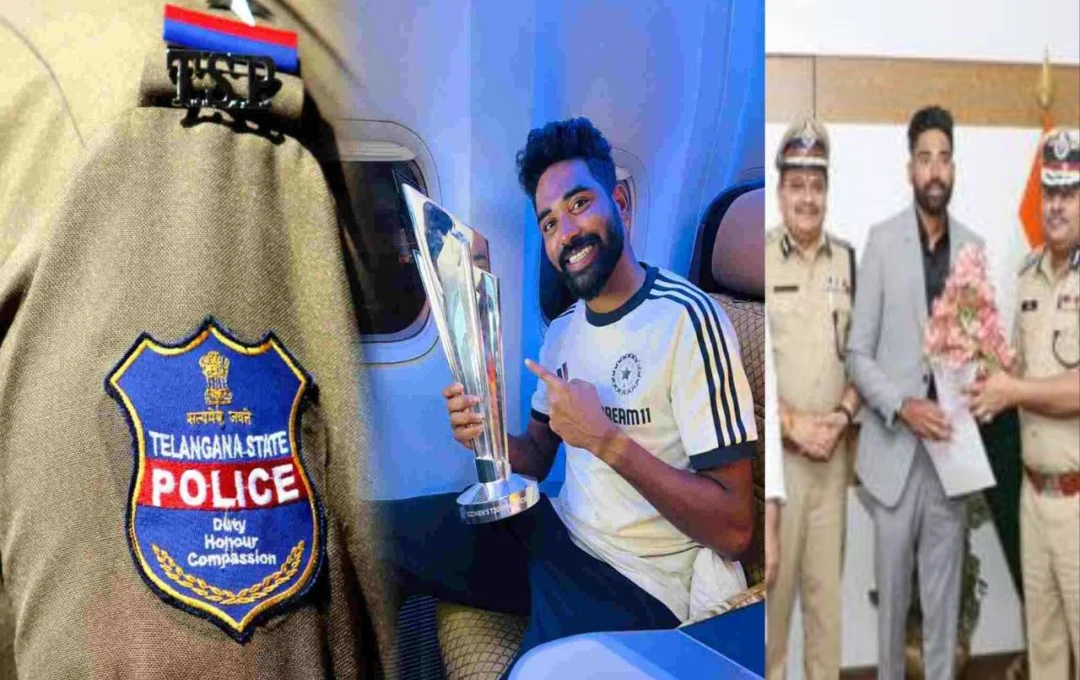 Mohammed Siraj DSP: भारतीय क्रिकेटर मोहम्मद सिराज को सौंपा तेलंगाना के डीएसपी का पद, सीएम रेड्डी ने दी शुभकामनाएं 