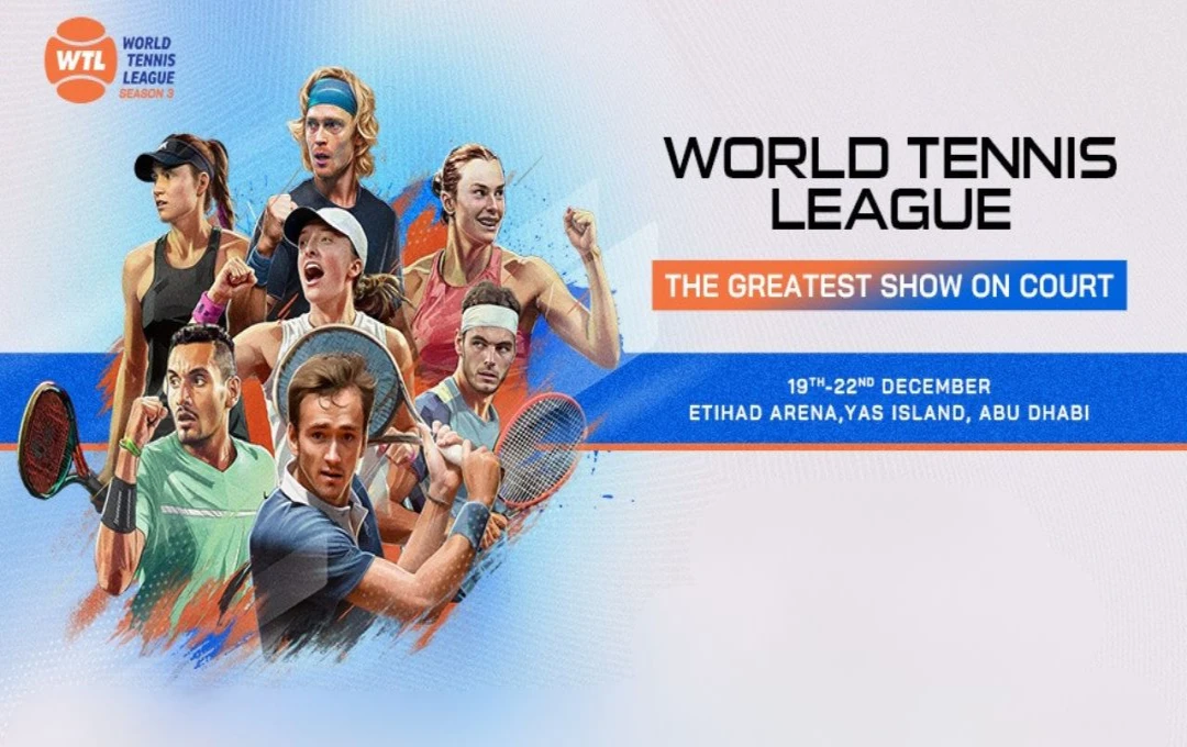 World Tennis League 2024: 19 दिसंबर से वर्ल्ड टेनिस लीग के तीसरे सीजन का होगा आगाज, टेनिस सुपरस्टार के बीच होगी रोमांचक जंग, पढ़ें पूरी खबर 