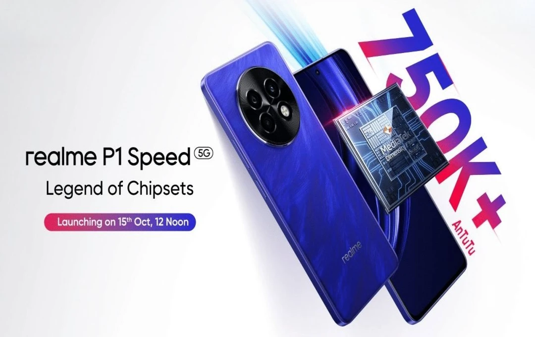 Realme ने लॉन्च किया P1 Speed 5G फोन: 50MP कैमरा और 12GB रैम, साथ में 2000 रुपये की छूट!