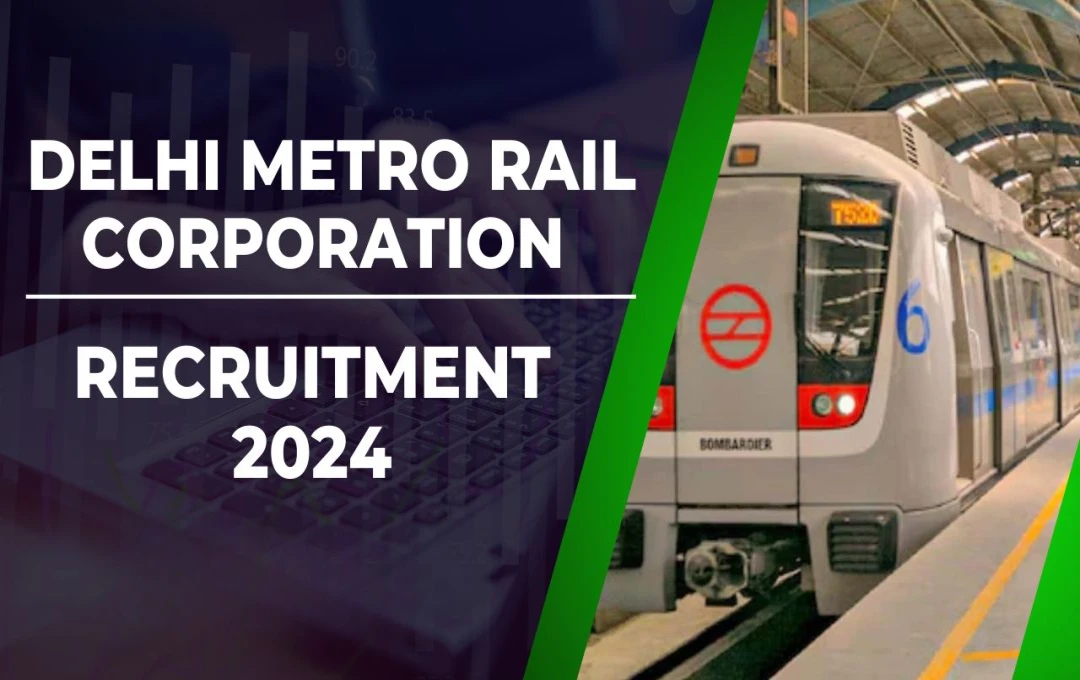 DMRC Recruitment 2024: दिल्ली मेट्रो में विभिन्न पदों के लिए आवेदन प्रक्रिया शुरू, ऑफलाइन या ई-मेल के जरिए जल्द करें आवेदन