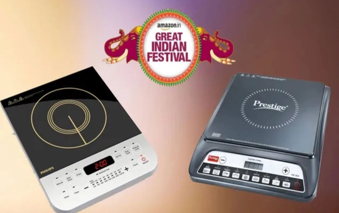 Induction Cooktop: अमेज़न ग्रेट इंडियन फेस्टिवल सेल में इस दिवाली खरीदे शानदार इंडक्शन कुकटॉप्स, जानें इसकी खासियतें और आकर्षक कीमत