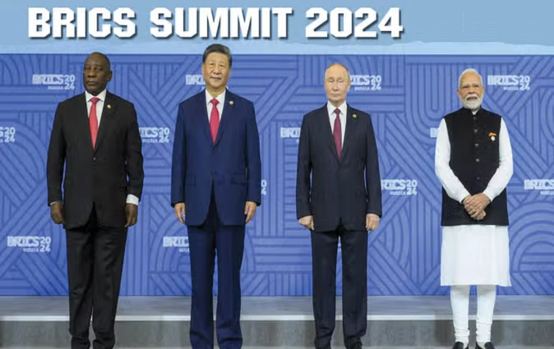 BRICS Summit: ब्रिक्स समिट का हुआ शुभारंभ, राष्ट्रपति पुतिन ने सम्मेलन को किया संबोधित, कहा- 'ब्रिक्स में शामिल होना चाहते हैं 30 से अधिक देश