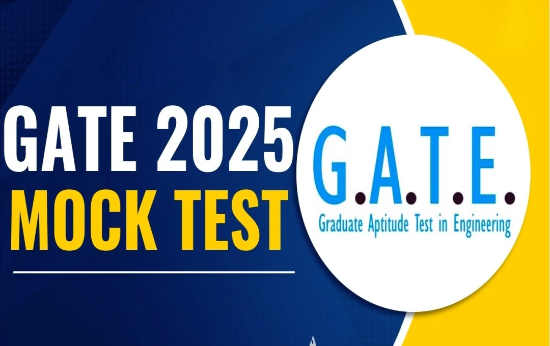 GATE 2025: गेट एग्जाम की तैयारी करने वाले छात्रों के लिए अपडेट, मॉक टेस्ट लिंक की जारी, देखें पूरा एग्जाम पैटर्न 