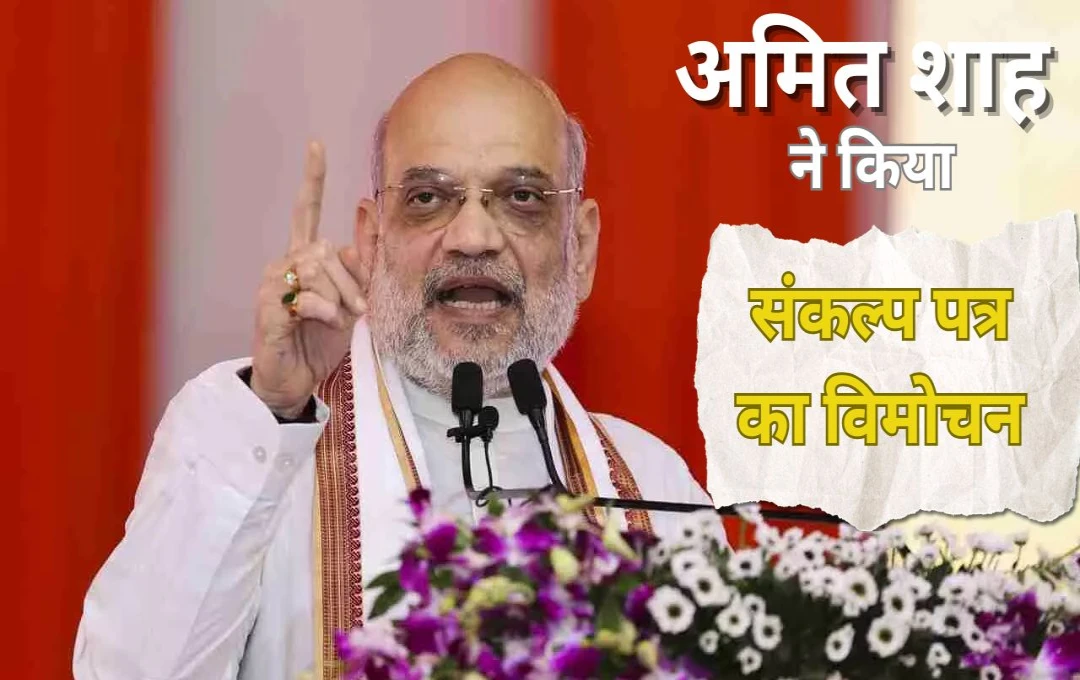 BJP Manifesto: झारखंड विधानसभा चुनाव से पहले अमित शाह का 'संकल्प पत्र' जारी, जानें इसमें क्या है खास?