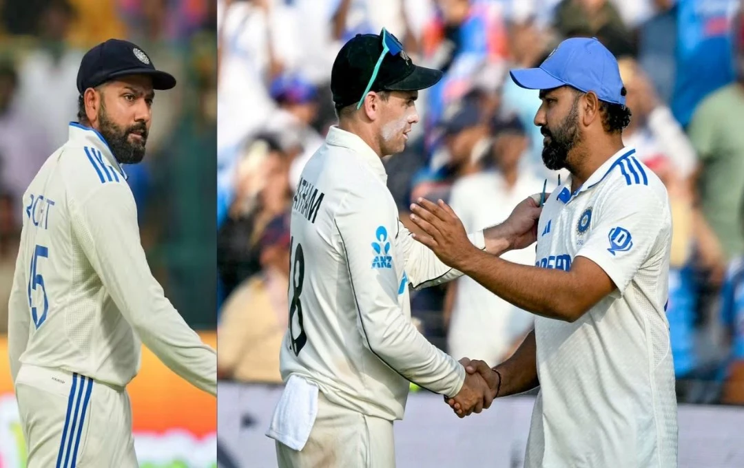 Rohit Sharma: रोहित शर्मा बने घर पर सबसे ज्यादा टेस्ट हारने वाले दूसरे कप्तान, जानें पहले स्थान पर कौन?