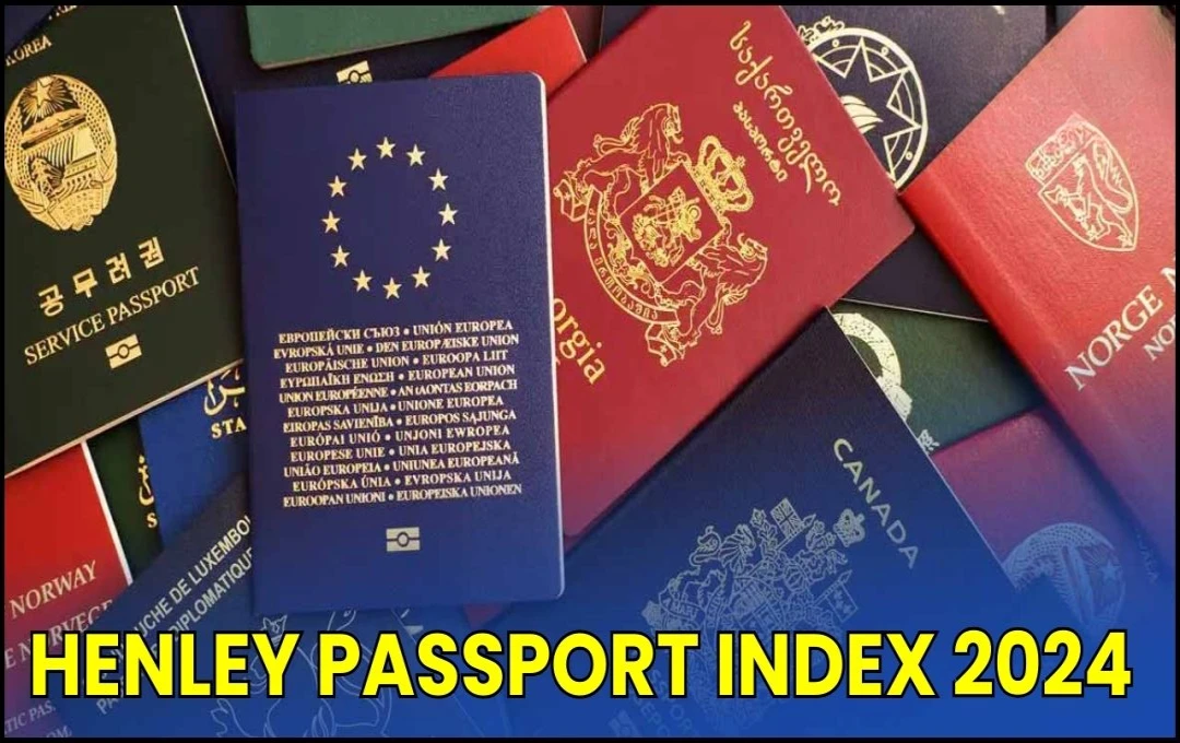 Henley Passport Index 2024: सिंगापुर का पासपोर्ट बना सबसे शक्तिशाली, पाकिस्तान का पासपोर्ट सबसे कमजोर, जानें भारत की स्थिति