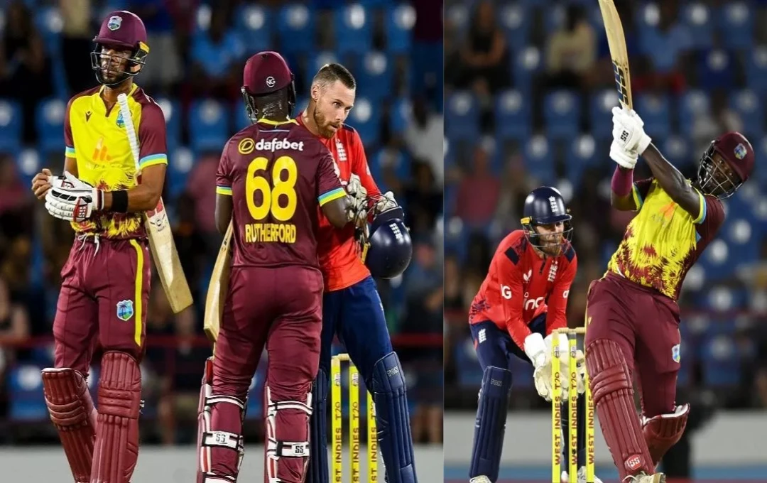 WI vs ENG: वेस्टइंडीज ने किया सीरीज में शानदार कमबैक, इंग्लैंड के खिलाफ 19 ओवर में चेज कर लिया 219 रन का टारगेट, मैच में लगे 32 छक्‍के