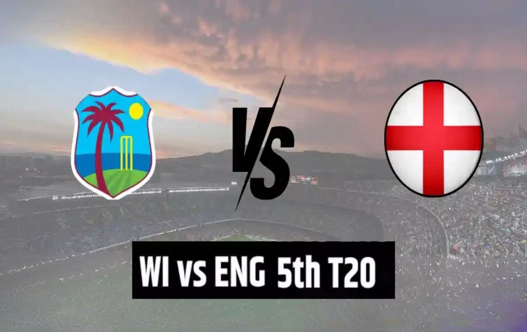 WI vs ENG 5th T20I: पांचवें टी20 मुकाबले में वेस्टइंडीज के बल्लेबाज मचाएंगे तहलका या इंग्लैंड के गेंदबाज दिखाएंगे जलवा, जानें पिच रिपोर्ट और मौसम का हाल