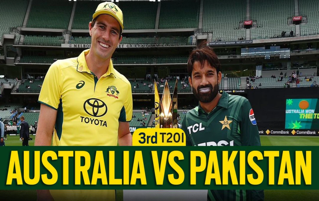 AUS vs PAK: ऑस्ट्रेलिया के खिलाफ इज्जत बचाने के लिए उतरेगी पाकिस्तान की टीम, जानिए तीसरे टी20 मैच की पिच रिपोर्ट और अन्य जानकारी 