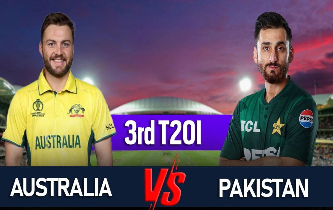 AUS vs PAK 3rd T20: आखरी टी20 में चमके ऑस्ट्रेलियाई गेंदबाज़, पाकिस्तान की टीम को मात्र 117 रनों पर किया ऑल आउट, आरोन हार्डी ने लिए तीन विकेट