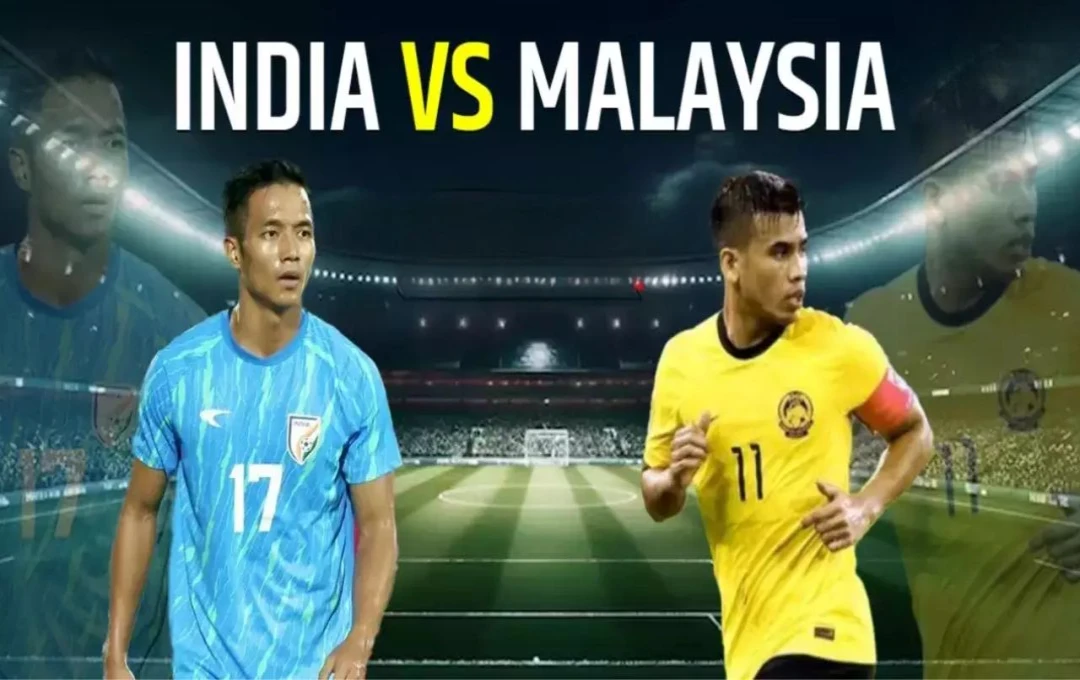 IND vs MAL Football: भारत और मलेशिया के बीच 1-1 से ड्रॉ रहा मुकाबला, भारतीय फुटबॉल टीम बिना जीत के लौटेंगे घर