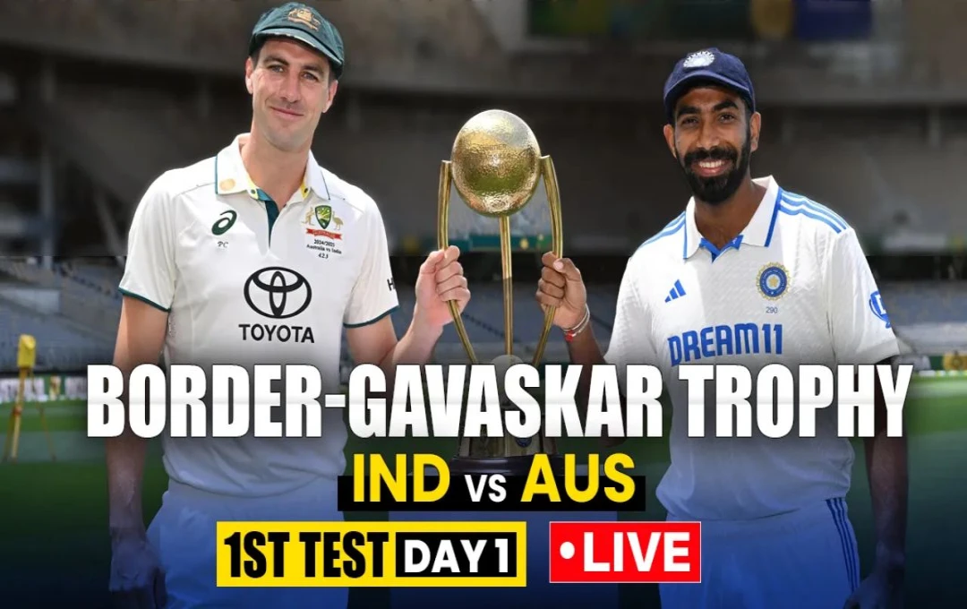 IND vs AUS 1st Test Day 1 Live: ऑस्ट्रेलिया में भी कोहली का फ्लॉप शो जारी, 5 रन बनाकर हेजलवुड का बने शिकार, स्कोर 40/3 
