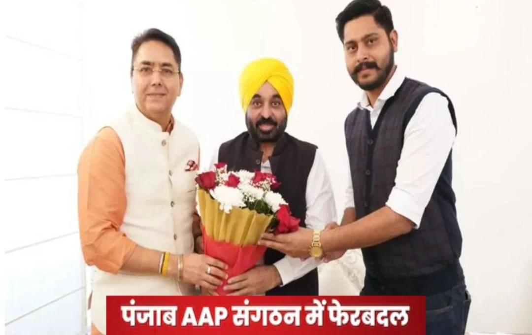 Punjab Politics: पंजाब में आम आदमी पार्टी ने कैबिनेट मंत्री अमन अरोड़ा को बनाया नया अध्यक्ष, MLA अमनशेर सिंह शैरी को भी मिली अहम जिम्मेदारी